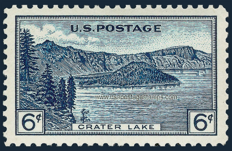 US 1934 Crater Lake National Park (1902), Oregon 6c. Scott. 745