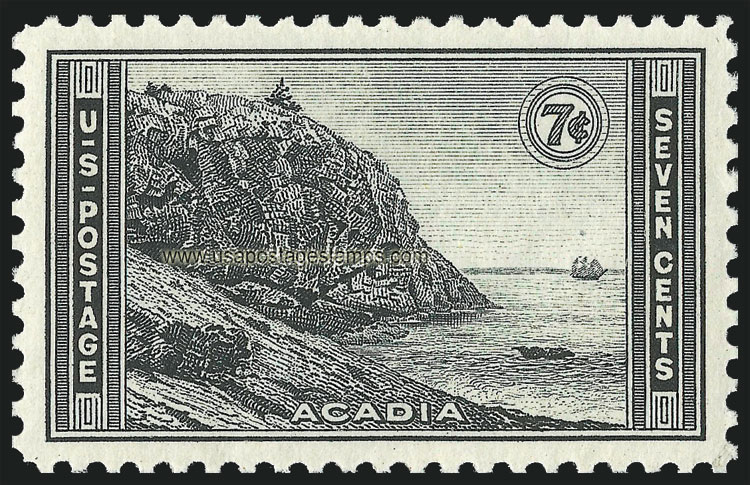US 1934 Acadia National Park (1916), Maine 7c. Scott. 746