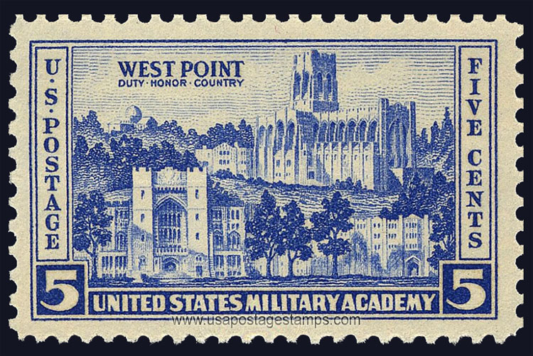 US 1937 Military Academy, West Point 5c. Scott. 789