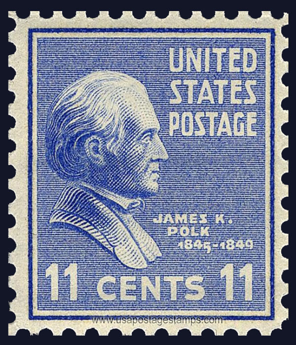 US 1938 James Knox Polk (1795-1849) 11c. Scott. 816