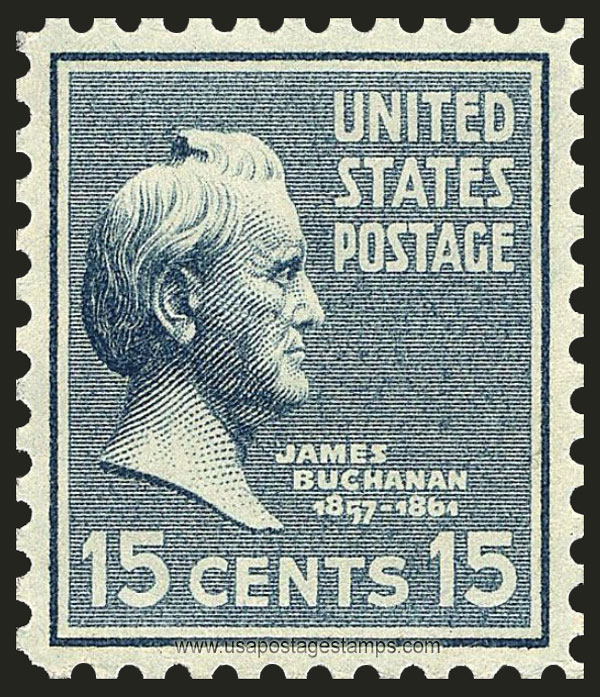 US 1938 James Buchanan (1791-1868) 15c. Scott. 820