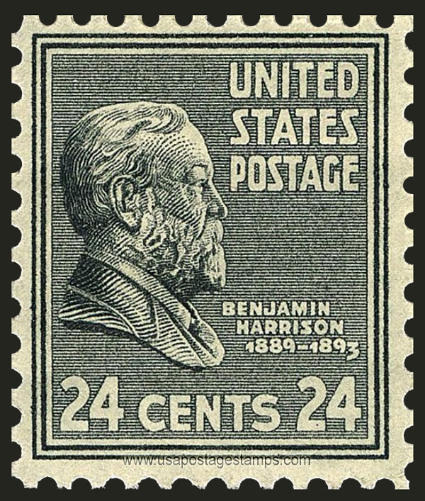 US 1938 Benjamin Harrison (1833-1901) 24c. Scott. 828