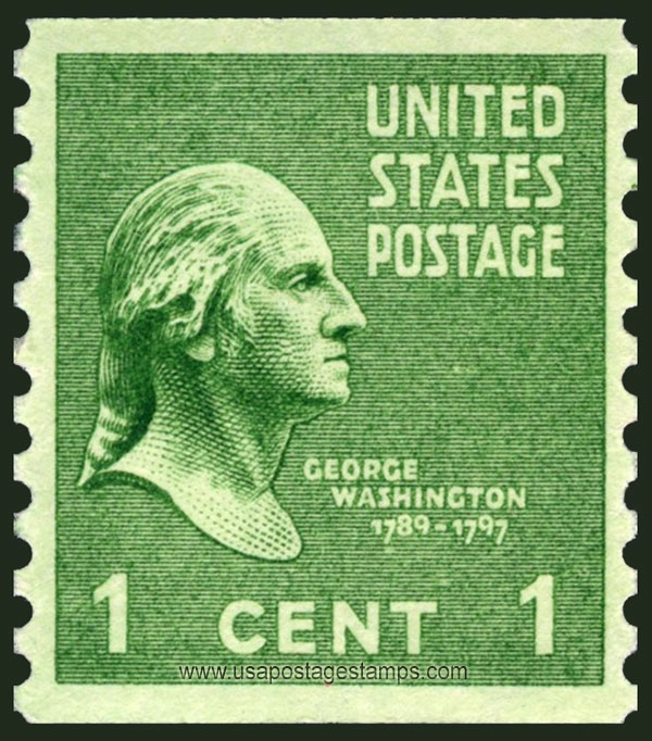 US 1939 George Washington (1732-1799) Coil 1c. Scott. 839