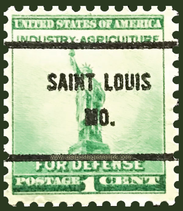 US 1940 National Defense Issue 'Statue Of Liberty' 1c. Michel PR495