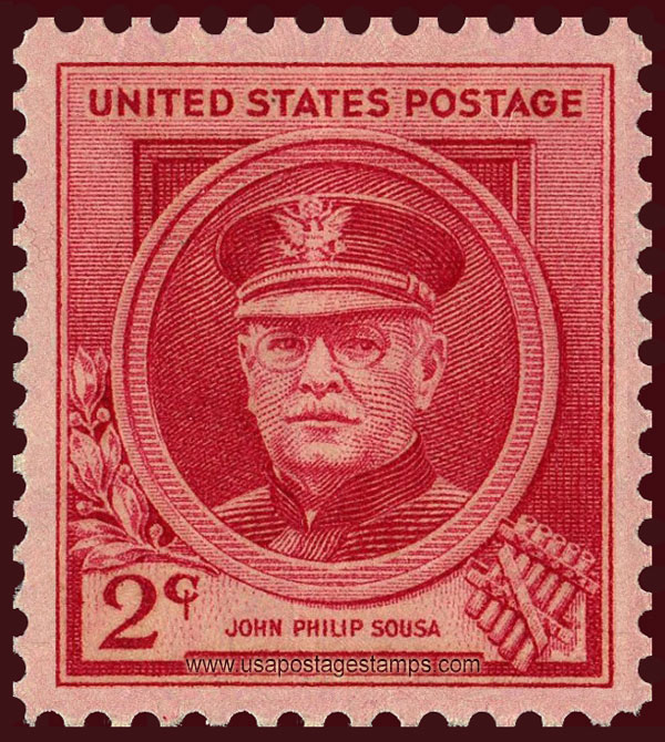 US 1940 Composer John Philip Sousa 2c. Scott. 880