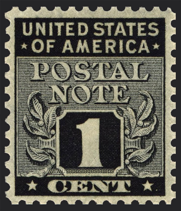 US 1945 Postal Note 1c. Scott. PN1