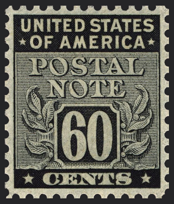 US 1945 Postal Note 60c. Scott. PN15