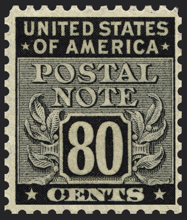 US 1945 Postal Note 80c. Scott. PN17
