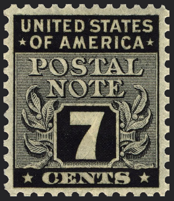 US 1945 Postal Note 7c. Scott. PN7