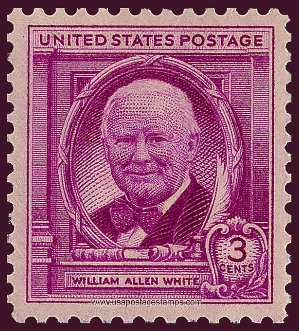 US 1948 Editor William Allen White (1868-1944) 3c. Scott. 960