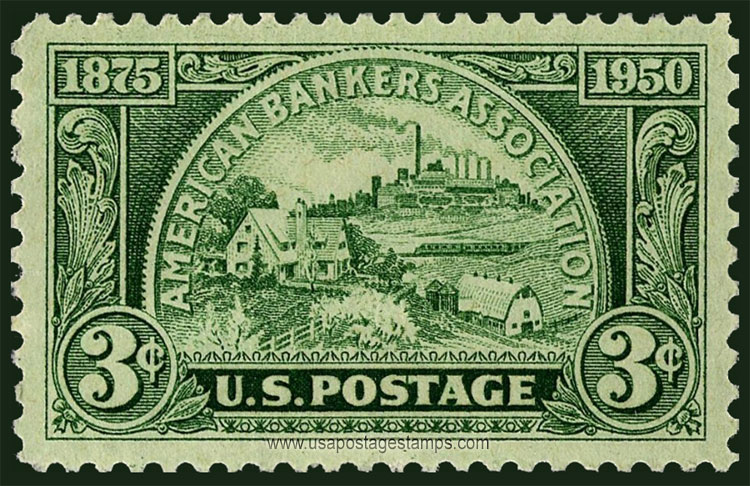 US 1950 American Bankers Association 3c. Scott. 987