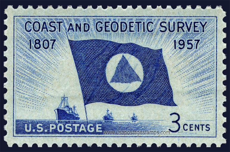 US 1957 Coast and Geodetic Survey 3c. Scott. 1088