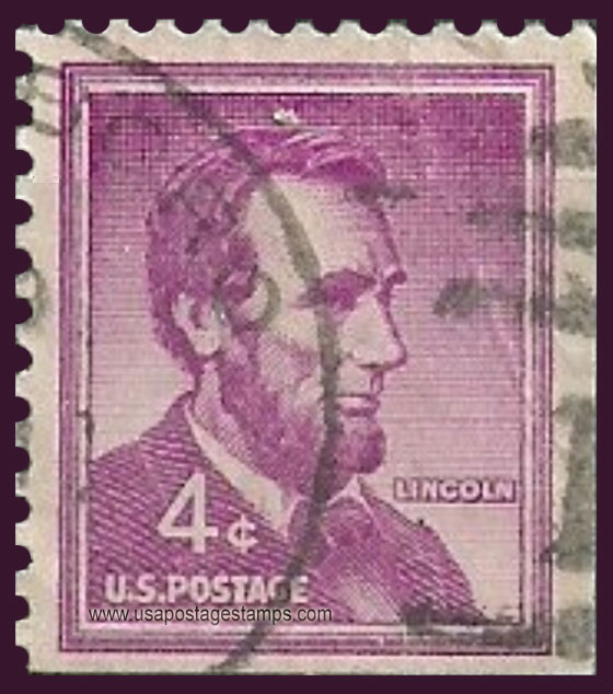 US 1958 Abraham Lincoln (1809-1865) 4c. Michel 657Eur