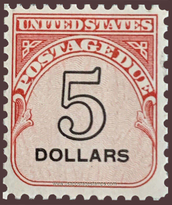 US 1959 Postage Due Stamp $5 Scott. J101