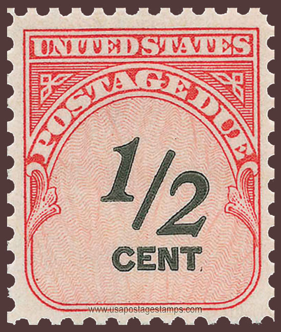 US 1959 Postage Due Stamp ½c. Scott. J88
