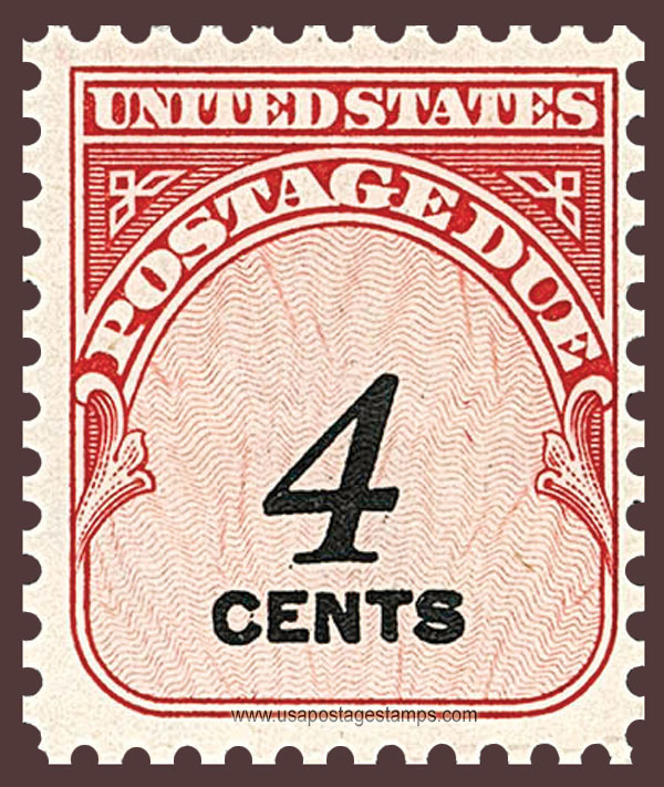 US 1959 Postage Due Stamp 4c. Scott. J92