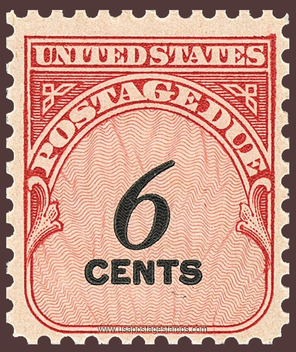 US 1959 Postage Due Stamp 6c. Scott. J94