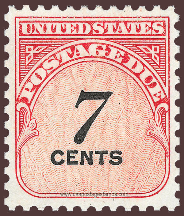 US 1959 Postage Due Stamp 7c. Scott. J95