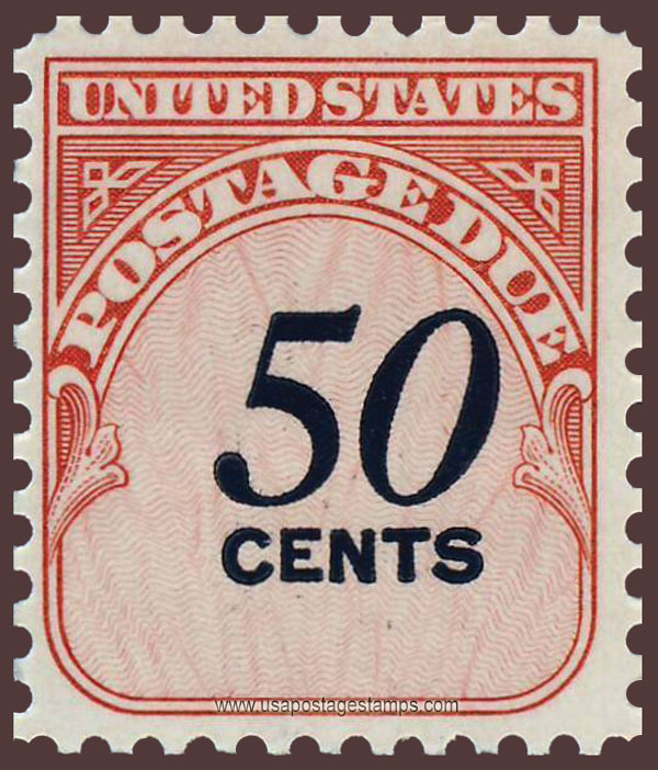 US 1959 Postage Due Stamp 50c. Scott. J99