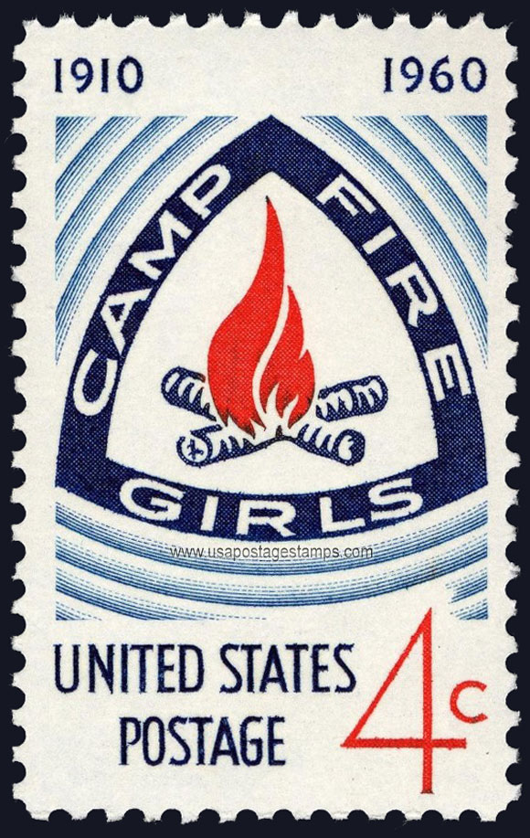 US 1960 Camp Fire Girls 4c. Scott. 1167