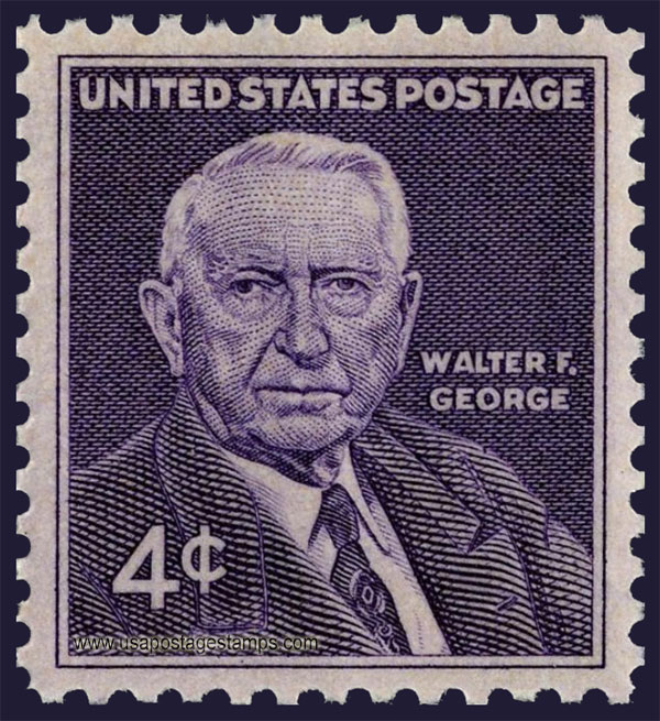 US 1960 Senator Walter Franklin George 4c. Scott. 1170