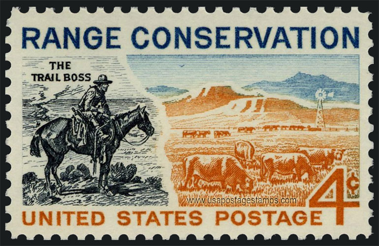 US 1961 Range Conservation 4c. Scott. 1176