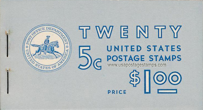 US 1962 George Washington ; Booklet 5c.x20 Scott. BK110