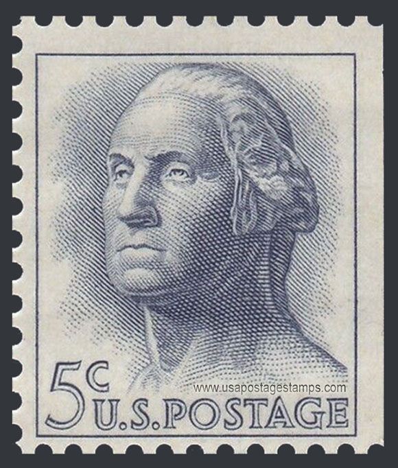 US 1963 George Washington (1732-1799) 5c. Michel 817yDr