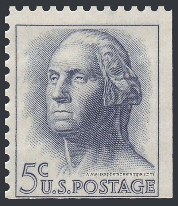 US 1963 George Washington (1732-1799) 5c. Michel 817yEr