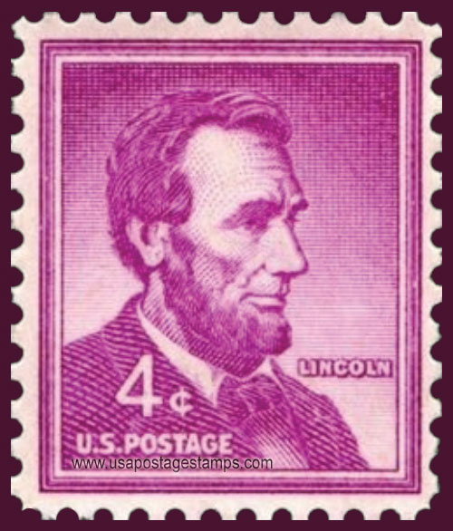 US 1963 Abraham Lincoln (1809-1865) 4c. Scott. 1036e