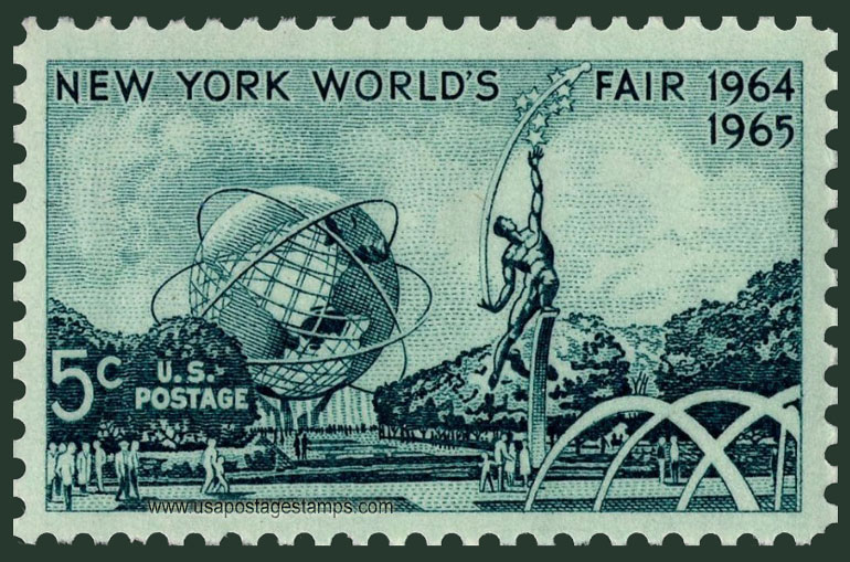 US 1964 New York World's Fair 5c. Scott. 1244