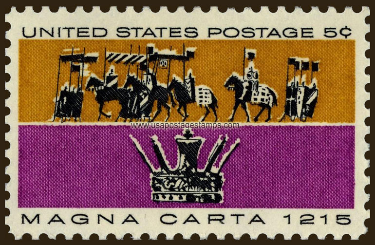 US 1965 750th Anniversary of Magna Carta 5c. Scott. 1265