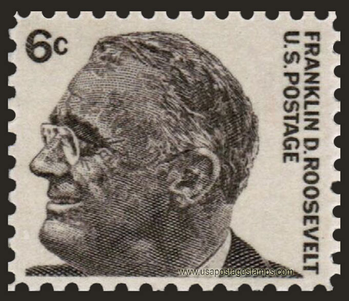 US 1966 Franklin Delano Roosevelt (1882-1945) 6c. Scott. 1284a