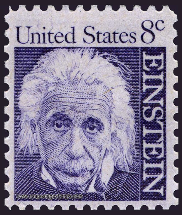 US 1966 Albert Einstein (1879-1955) 8c. Scott. 1285