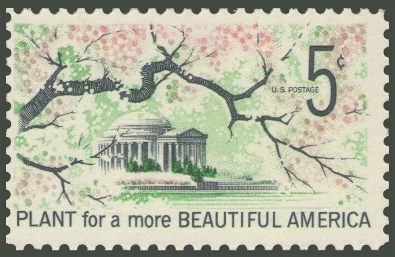 US 1966 Beautification of America 5c. Scott. 1318a