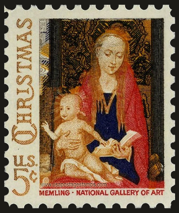 US 1966 Christmas: Madonna and Child 5c. Scott. 1321