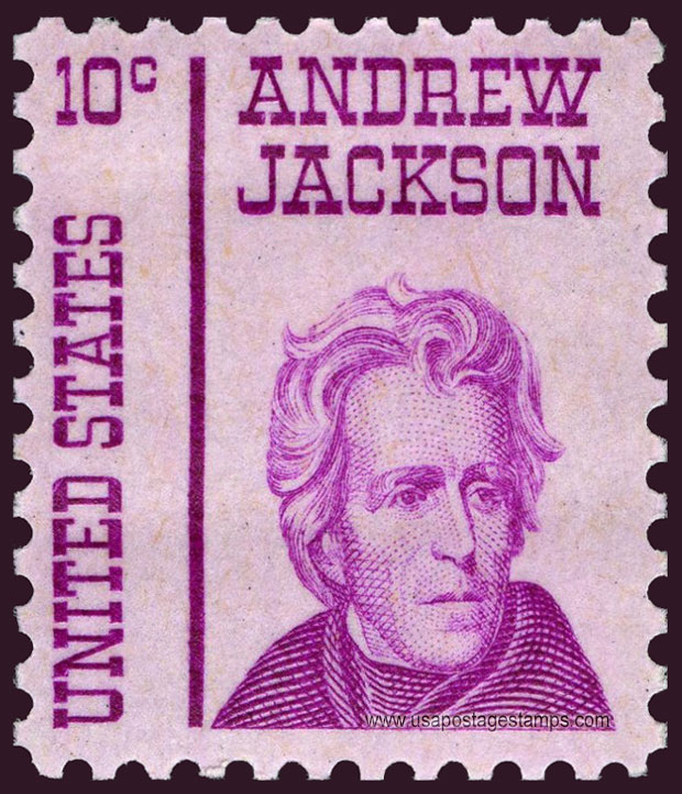 US 1967 Andrew Jackson (1767-1845) 10c. Scott. 1286