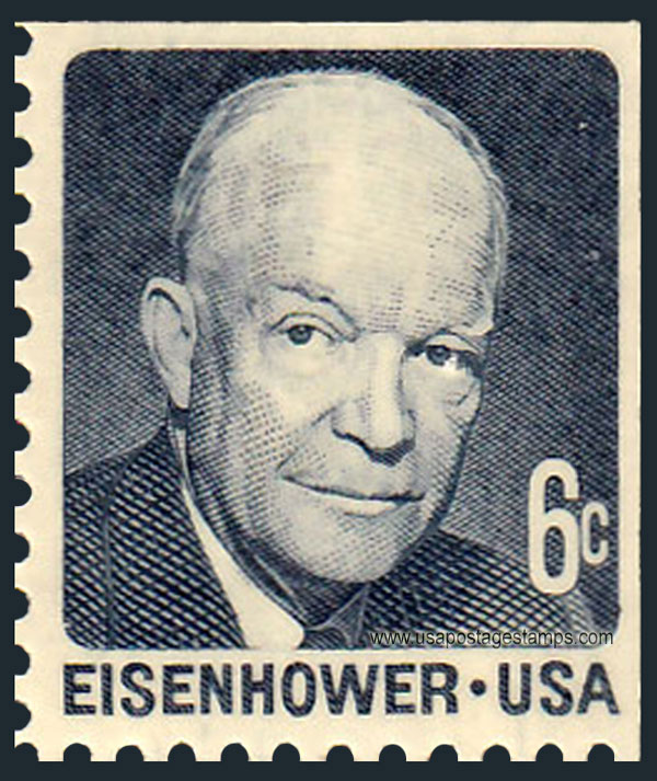 US 1970 David Dwight Eisenhower 6c. Michel 1005yEor