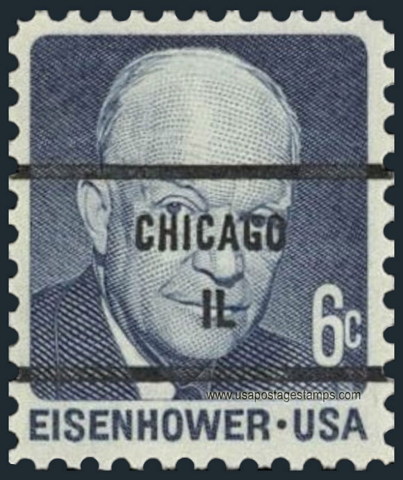 US 1970 David Dwight Eisenhower (1890-1969) 6c. Scott. 1393c