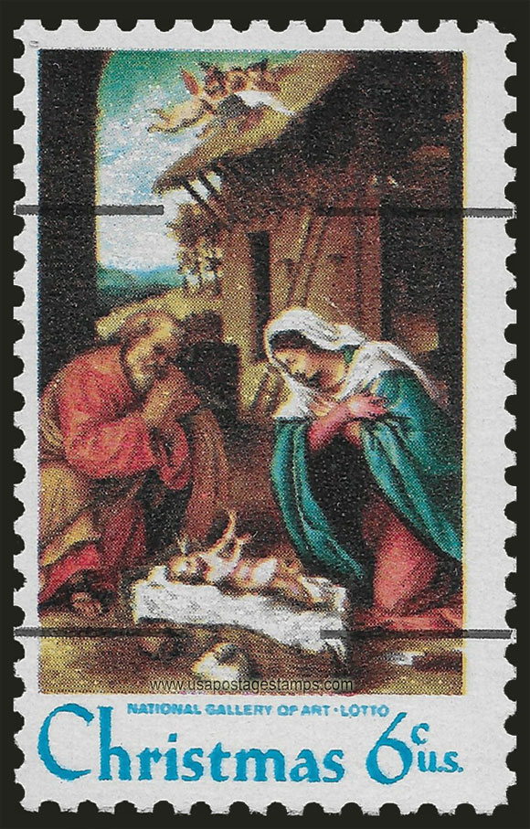 US 1970 Christmas: Nativity 6c. Scott. 1414a