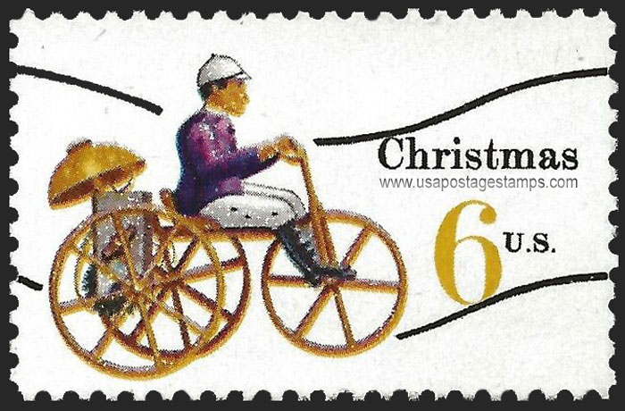 US 1970 Christmas: Mechanical Tricycle 6c. Scott. 1417a