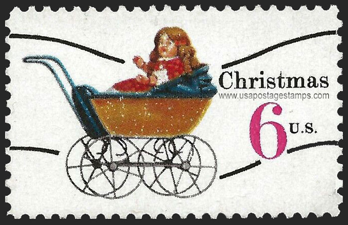 US 1970 Christmas: Doll Carriage 6c. Scott. 1418a