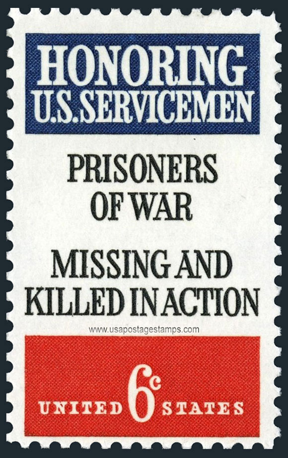 US 1970 Honoring U.S. Servicemen 6c. Scott. 1422