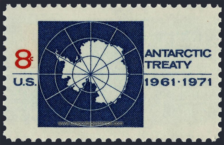 US 1971 Antarctic Treaty 8c. Scott. 1431