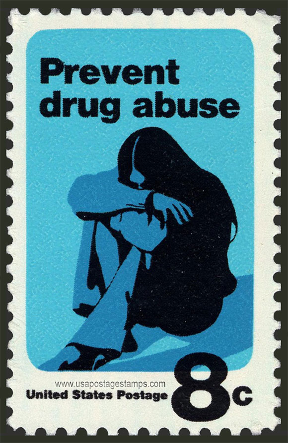 US 1971 Prevent Drug Abuse 8c. Scott. 1438