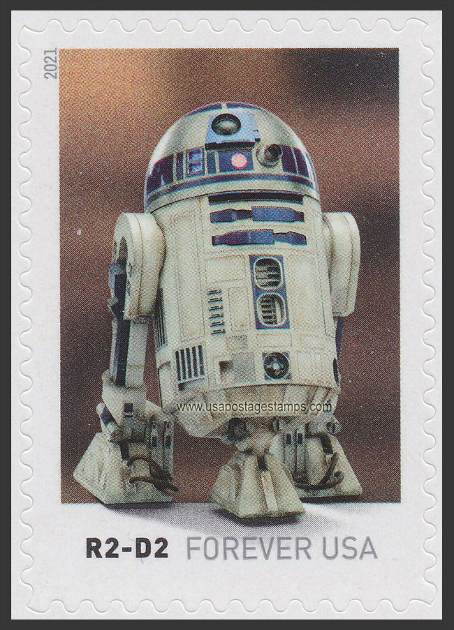 US 2021 R2-D2 : Star Wars Droids 55c. Scott. 5574