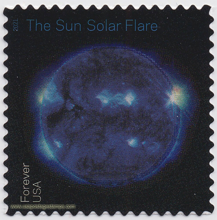 US 2021 Solar Flare : Sun Science 55c. Scott. 5600