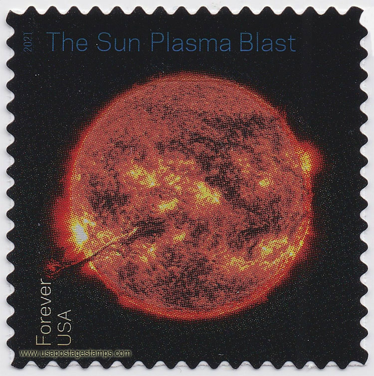 US 2021 Plasma Blast : Sun Science 55c. Scott. 5602
