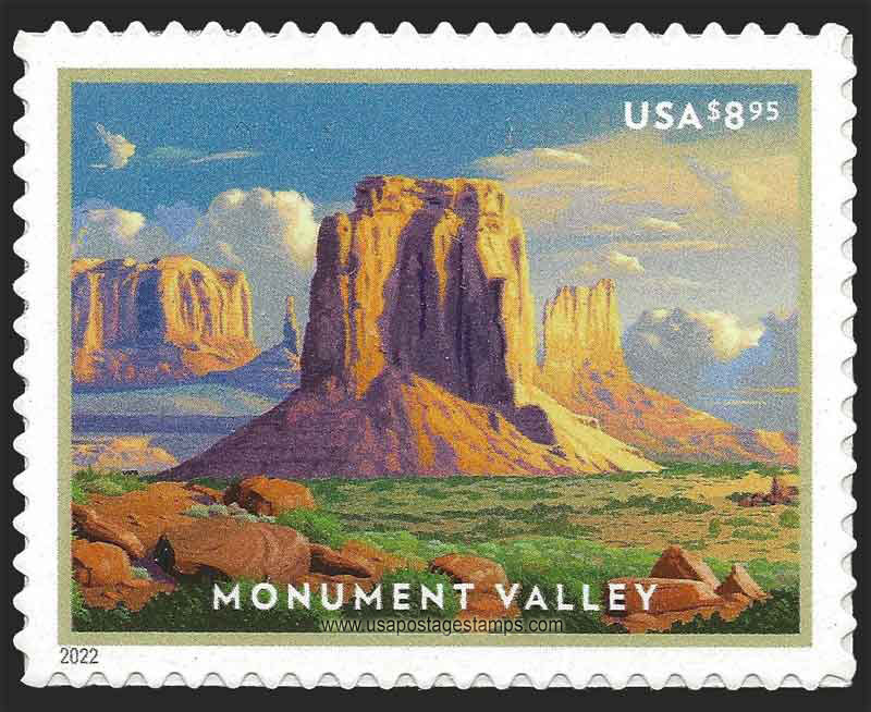 US 2022 Monument Valley, Utah $8.95 Scott. 5666