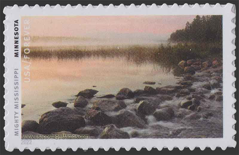US 2022 Lake Itasca ; Mighty Mississippi 58c. Scott. 5698a